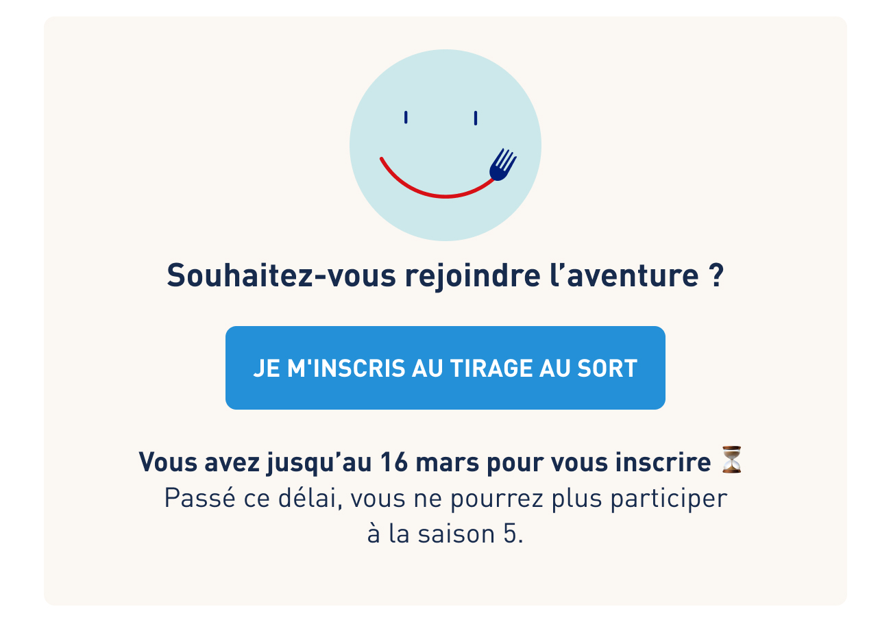 Je m'inscris au tirage au sort